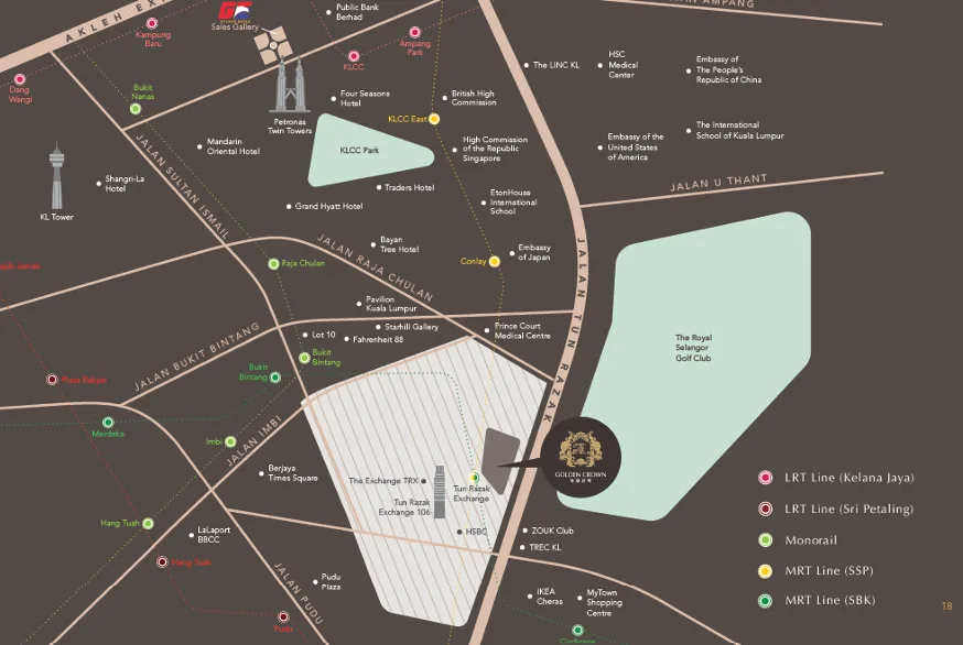 Golden Crown Residence @ TRX property image in Bukit Bintang, Leasehold property development, render