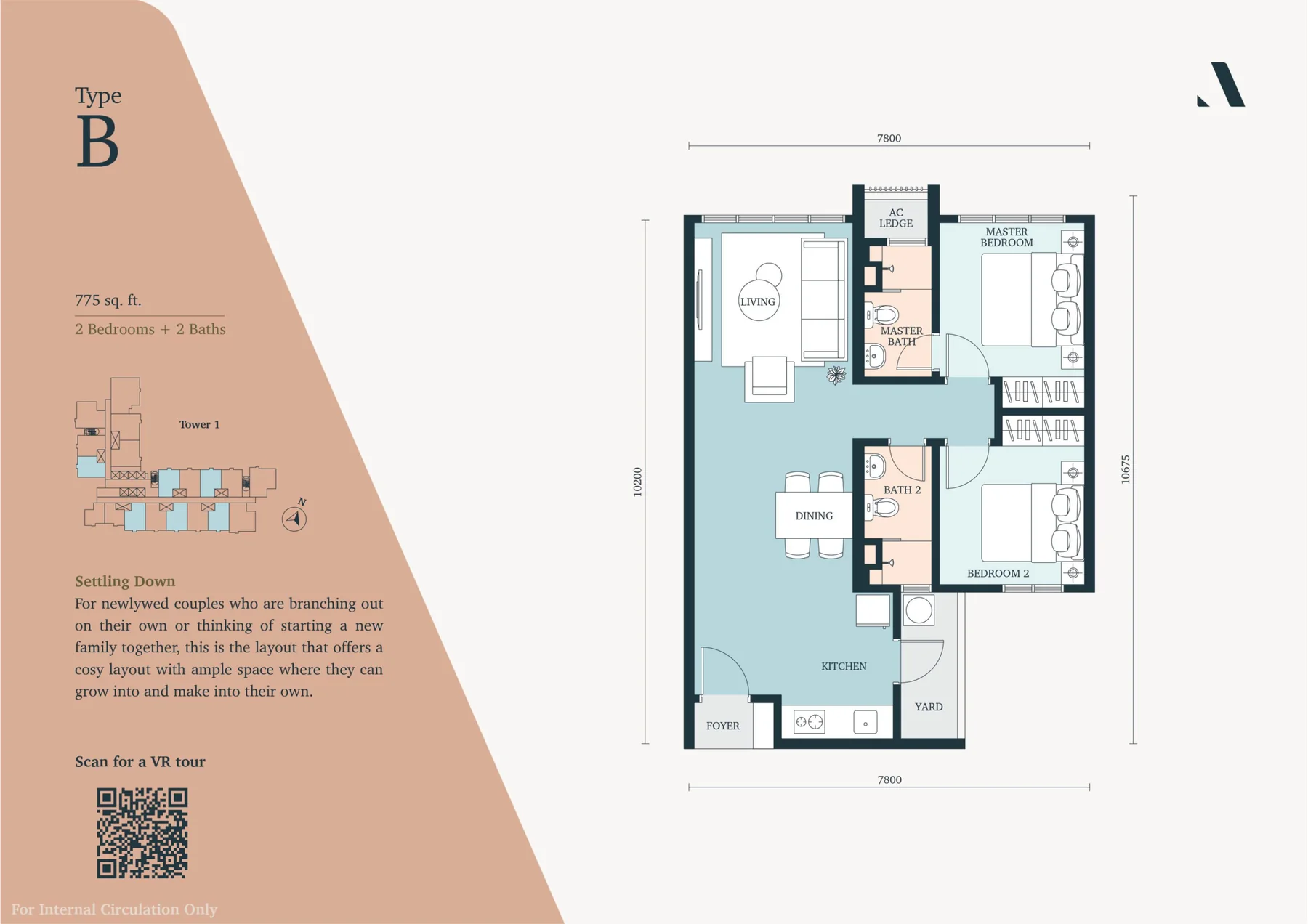 Type B floor plan