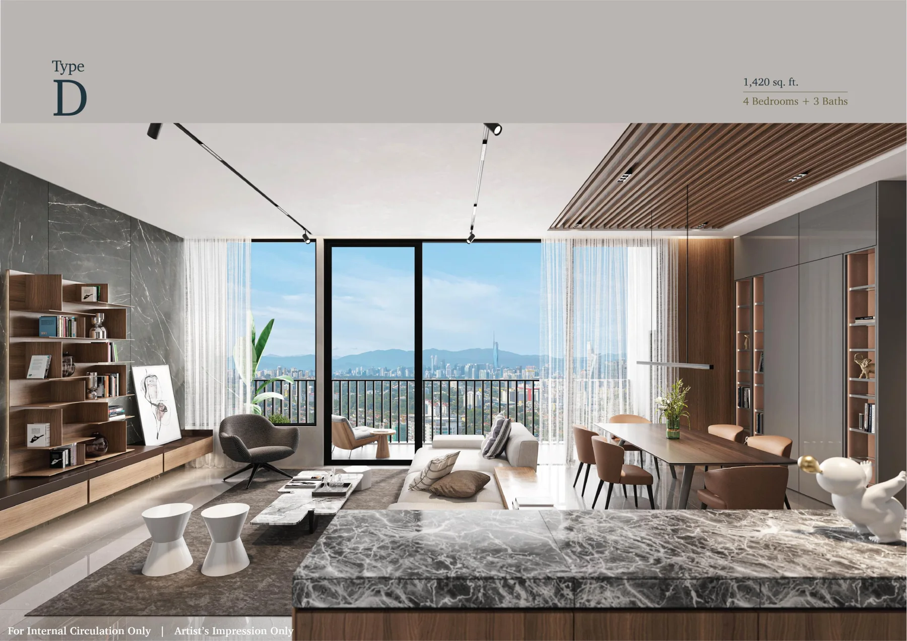 Basic rental interior concept for The Atera